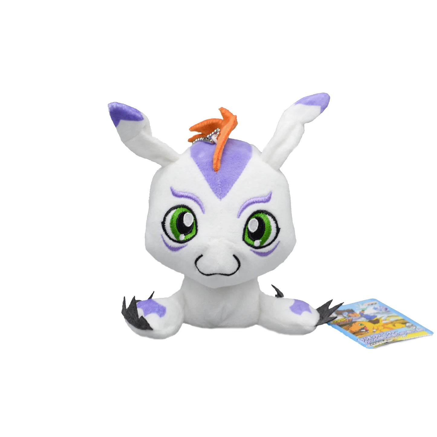 Digimon Adventure Plush Keychain – Classic Anime Mascot Character Pendant