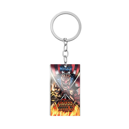 One Piece Wanted Poster Metal Keychain – Alloy Anime Keyring