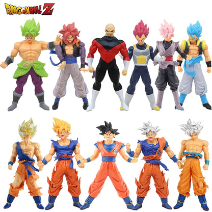 Dragon Ball Z Super Saiyan Action Figures – 18cm Collectible PVC Battle Models (Goku, Vegeta, Broly)