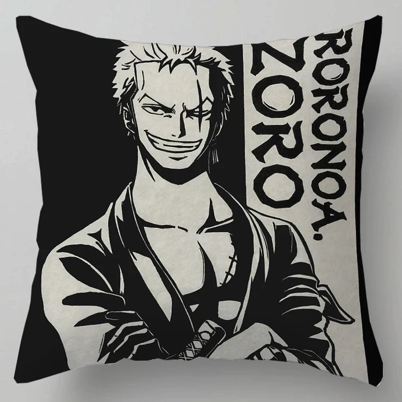 One Piece Anime Plush Square Throw Pillow Cover – 18"x18" (45x45 cm)