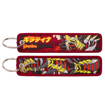 Pokémon Embroidered Double-Sided Jet Tag Keychain