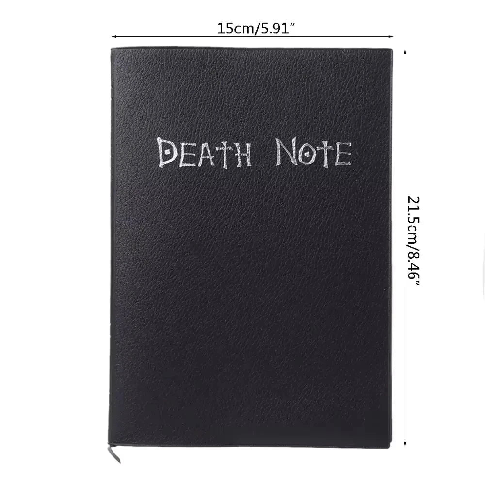 Death Note Replica Notebook Set – Anime Cosplay Journal & Quill Pen Prop