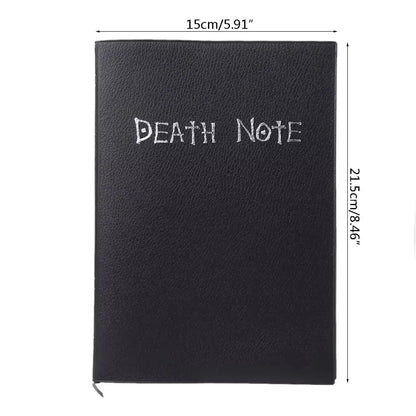 Death Note Replica Notebook Set – Anime Cosplay Journal & Quill Pen Prop