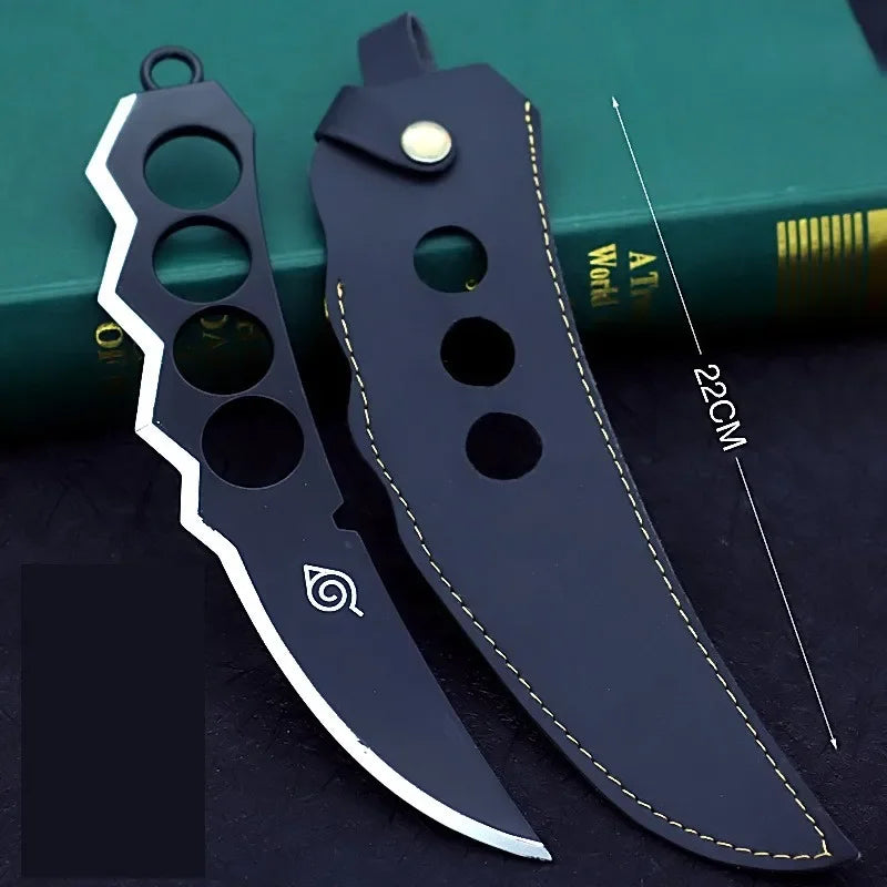 Naruto Minato Flying Thunder God Kunai – Rotatable Metal Ninja Weapon Replica