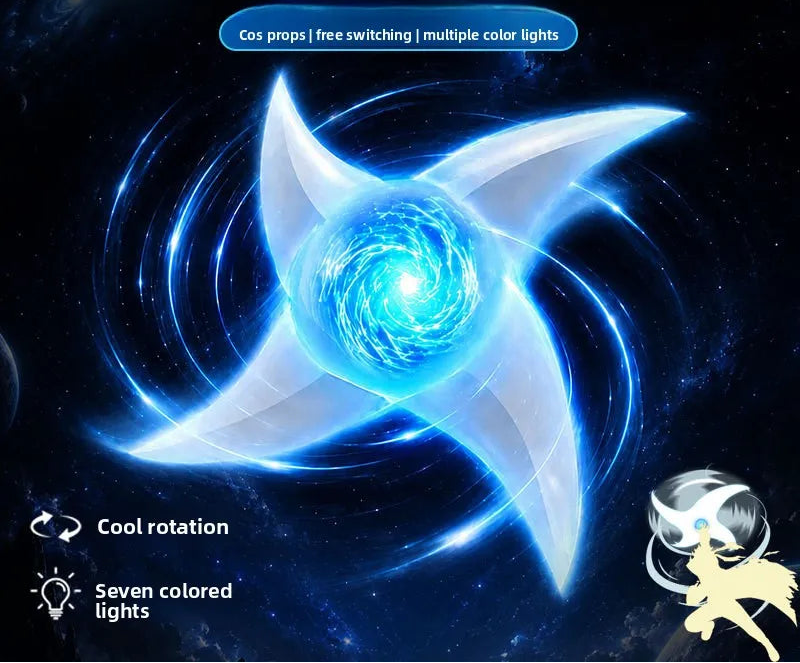 LED Light-Up Spinning Rasenshuriken - Naruto Cosplay & Collector Toy