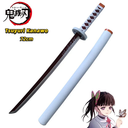 72cm Demon Slayer PU Katana – Safe Anime Cosplay Prop Sword & Replica