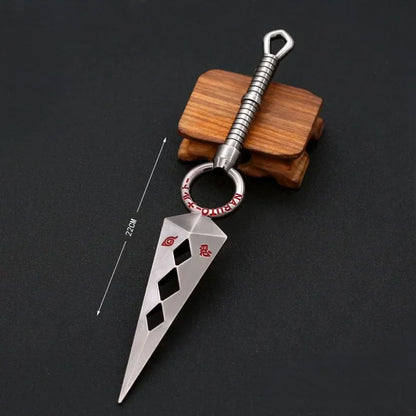 Naruto Minato Flying Thunder God Kunai – Rotatable Metal Ninja Weapon Replica