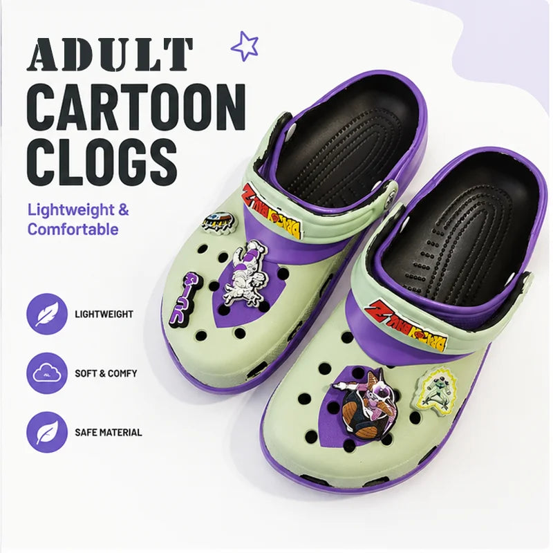 Dragon Ball Z Perfect Cell & Frieza Clog Sandals