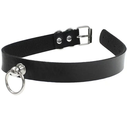 Chainsaw Man Reze Cosplay Choker – PU Leather Pull Ring Pendant Necklace