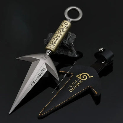 Naruto Minato Flying Thunder God Kunai – Rotatable Metal Ninja Weapon Replica
