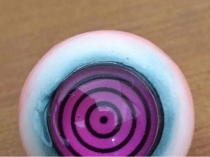 Naruto Sharingan & Rinnegan Eyeball Prop – Realistic Anime Display Sphere