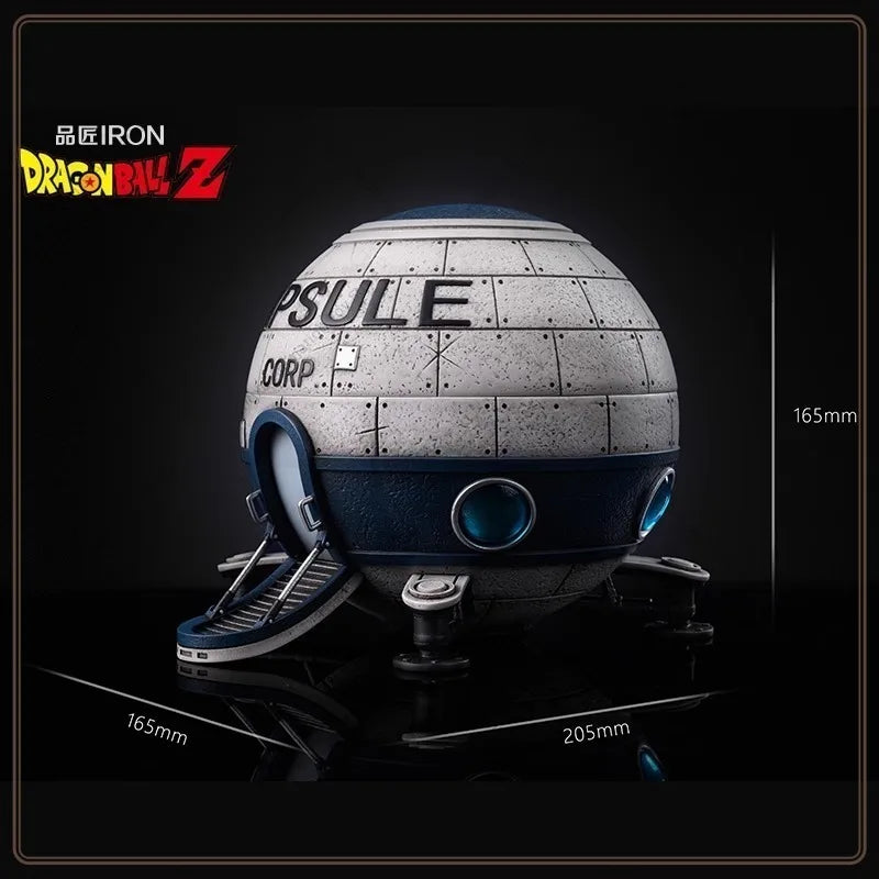 Dragon Ball Z Gravity Spaceship Ashtray & Capsule Corp Storage Container
