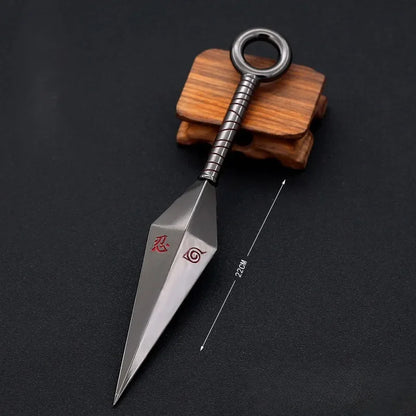 Naruto Minato Flying Thunder God Kunai – Rotatable Metal Ninja Weapon Replica