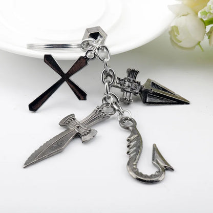 Hunter x Hunter Kurapika 5 Rings Chain Bracelet – Gothic Anime Finger Ring Set