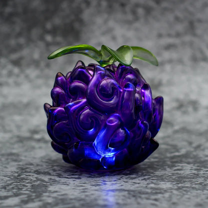One Piece Devil Fruit Figure - Anime Rubber & Dark Burning Fruit Model