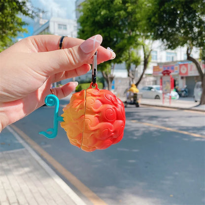 One Piece Devil Fruit Apple AirPods Protective Case