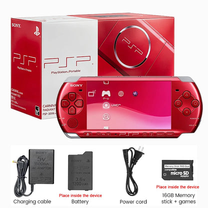 Sony PSP 3000 Handheld Console (PSP-3006) – Retro PlayStation Portable (Refurbished) + Free Games