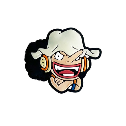 One Piece Anime PVC Clog Shoe Charms – Luffy, Zoro, Chopper & Crew Accessories