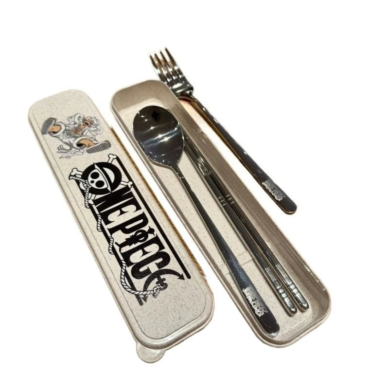 One Piece Gear 5 Nika Luffy Tableware Set – 304 Stainless Steel Utensils