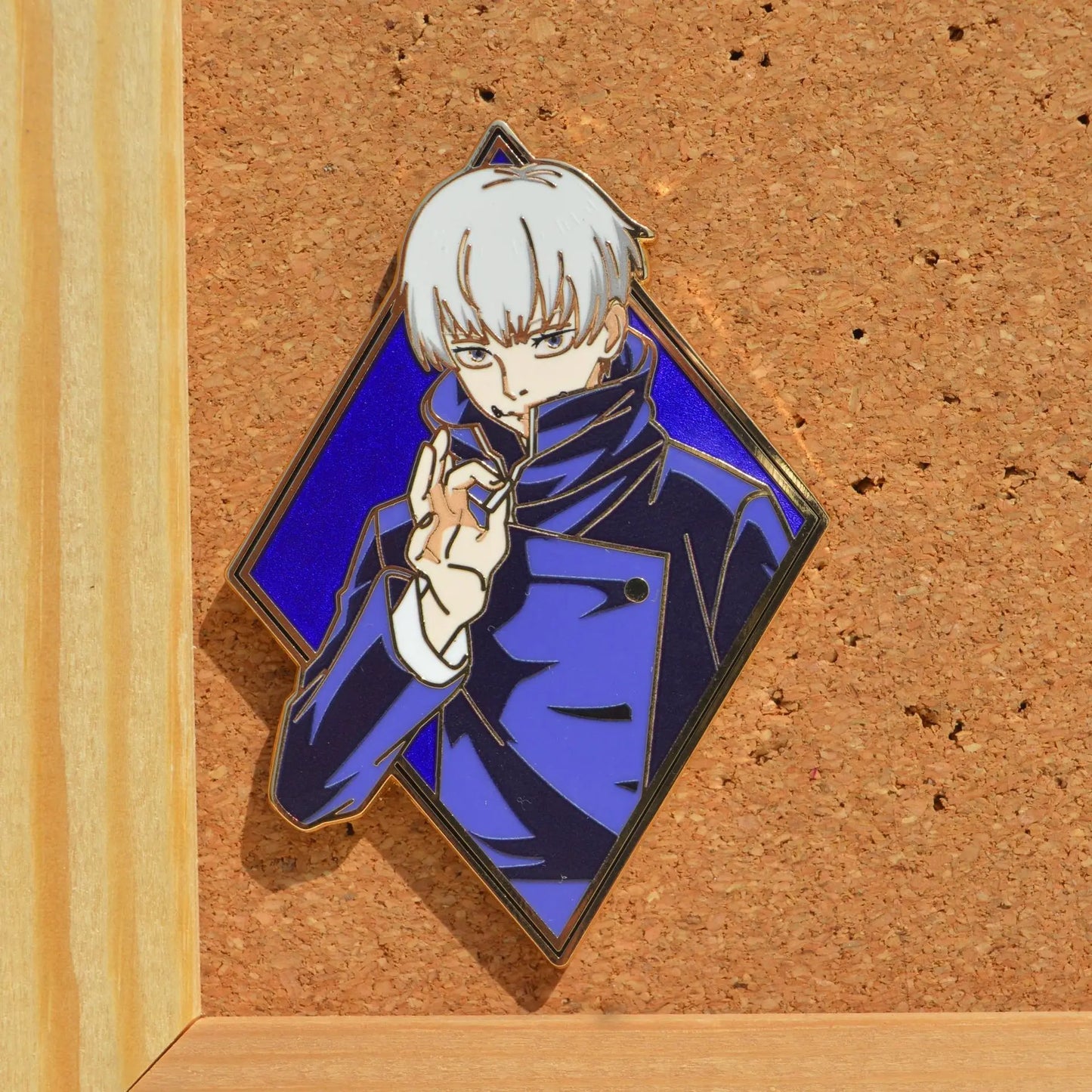 Jujutsu Kaisen Enamel Pin Badge Set – Gojo, Sukuna, Toji & Megumi Brooches
