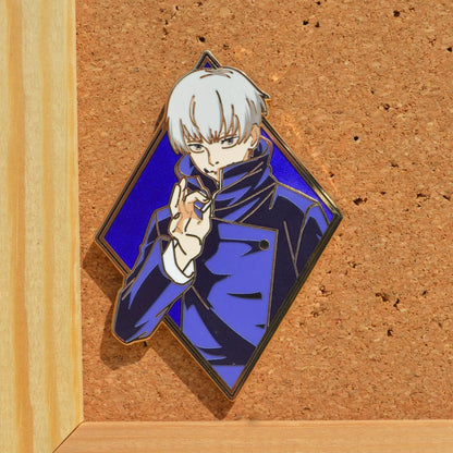 Jujutsu Kaisen Enamel Pin Badge Set – Gojo, Sukuna, Toji & Megumi Brooches