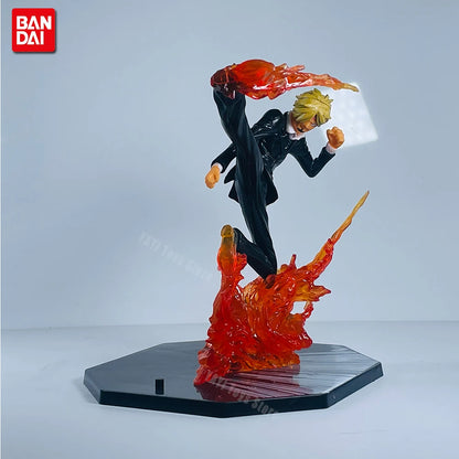 One Piece Anime Battle Action Figure – 15cm Collectible PVC Model Toys (Luffy, Zoro, Ace, Sanji)