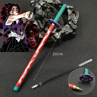 Demon Slayer Nichirin Katana Mini Gel Pen – 20cm Alloy Metal Sword Replica