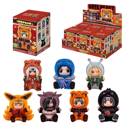 Naruto Sit-In Party Cute Plush Figure – Authentic TOPTOY Anime Plush Toy
