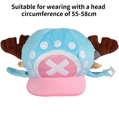 One Piece Plush Cosplay Hat – Tony Tony Chopper & Trafalgar Law Cap
