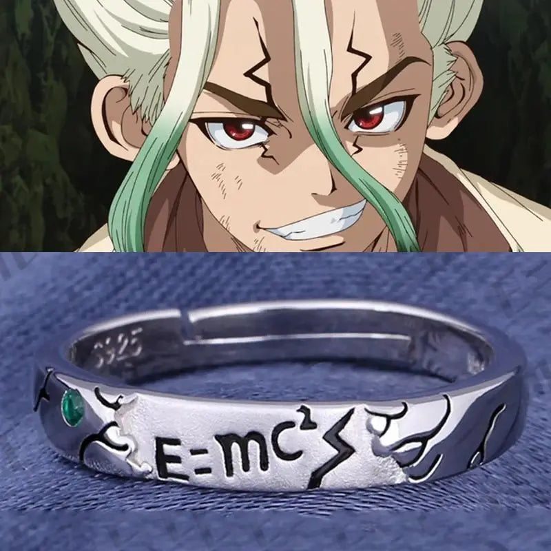 Dr. STONE Ishigami Senku Cosplay Ring – Adjustable Anime Science Jewelry