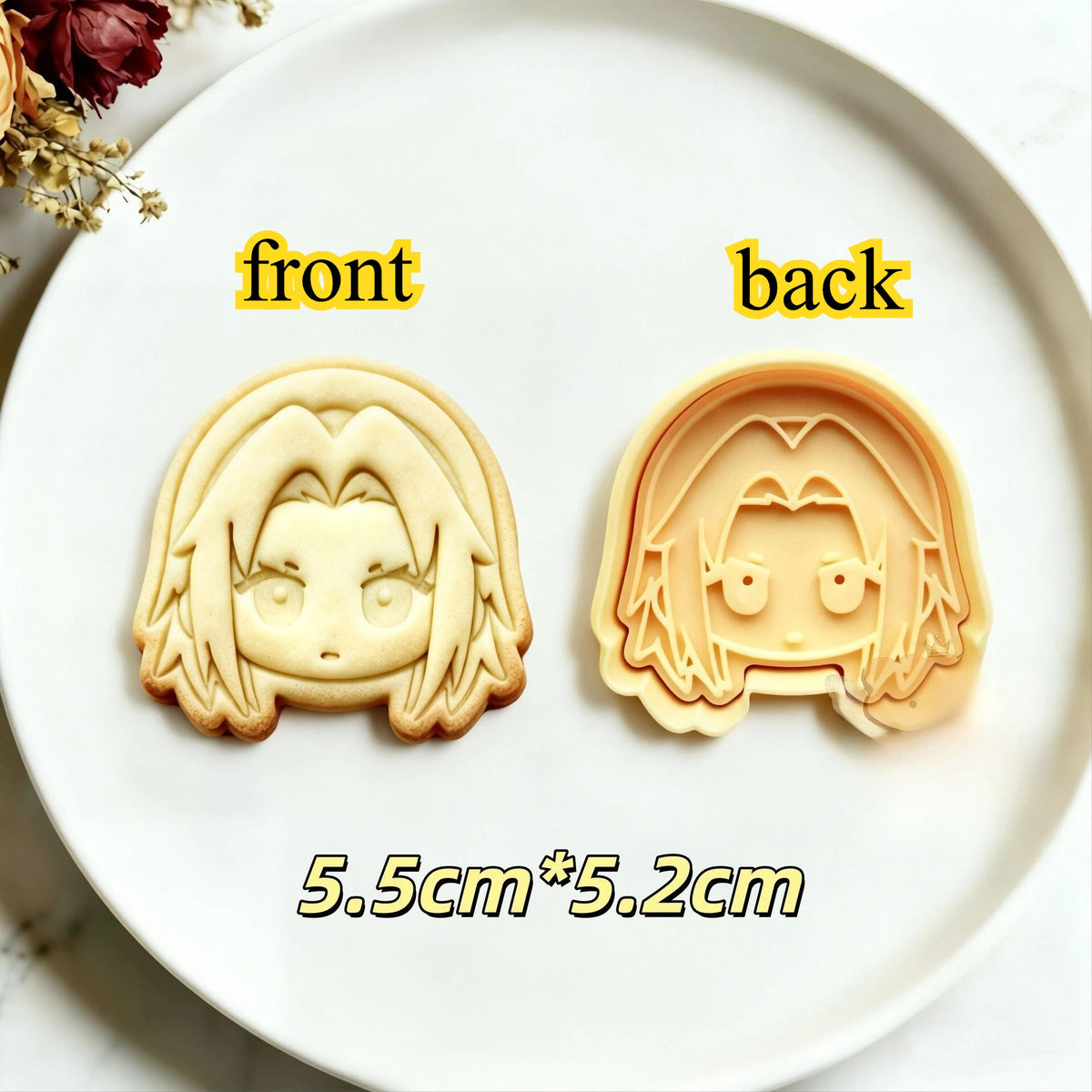 Naruto Anime Character Cookie Cutters & Biscuit Molds – DIY Baking Stamp Set