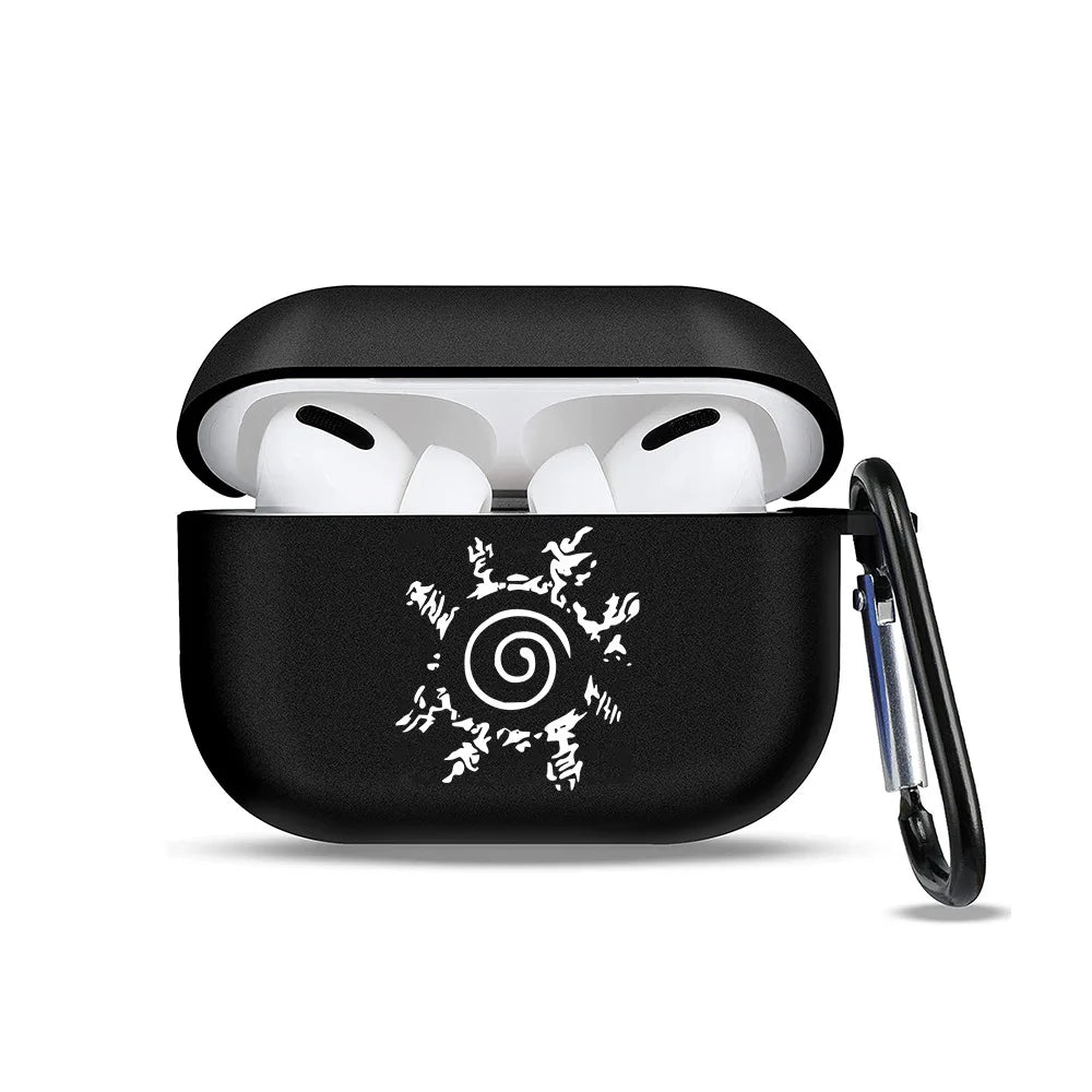 Naruto Akatsuki Silicone AirPods Case – Soft TPU Protective Cover for AirPods 1/2/3 & Pro/Pro 2