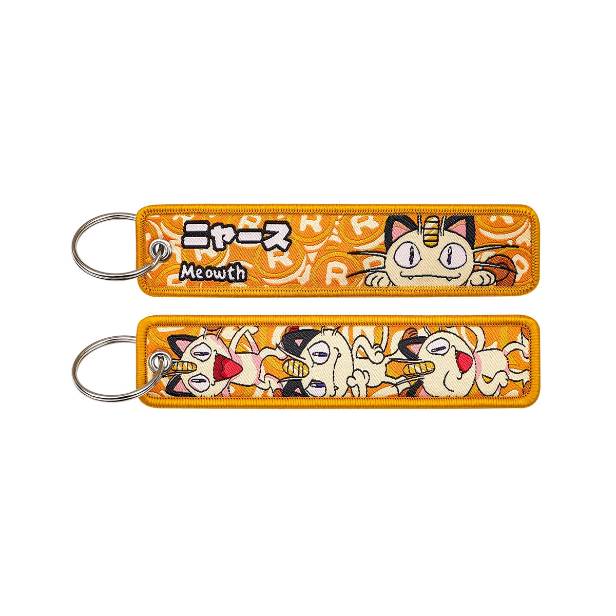 Pokémon Embroidered Double-Sided Jet Tag Keychain