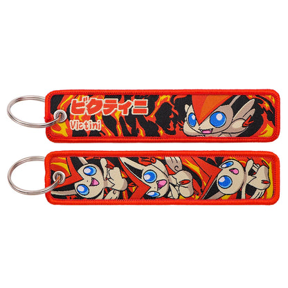 Pokémon Embroidered Double-Sided Jet Tag Keychain