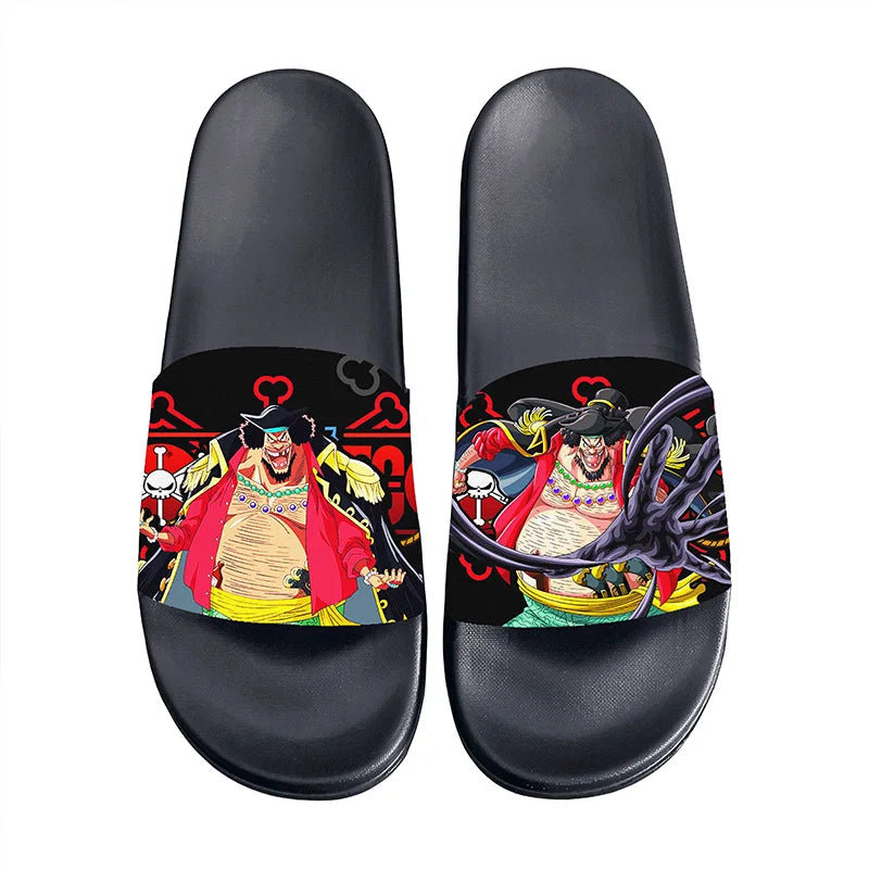 One Piece Anime Non-Slip Slide Sandals – EVA Indoor & Outdoor Slides