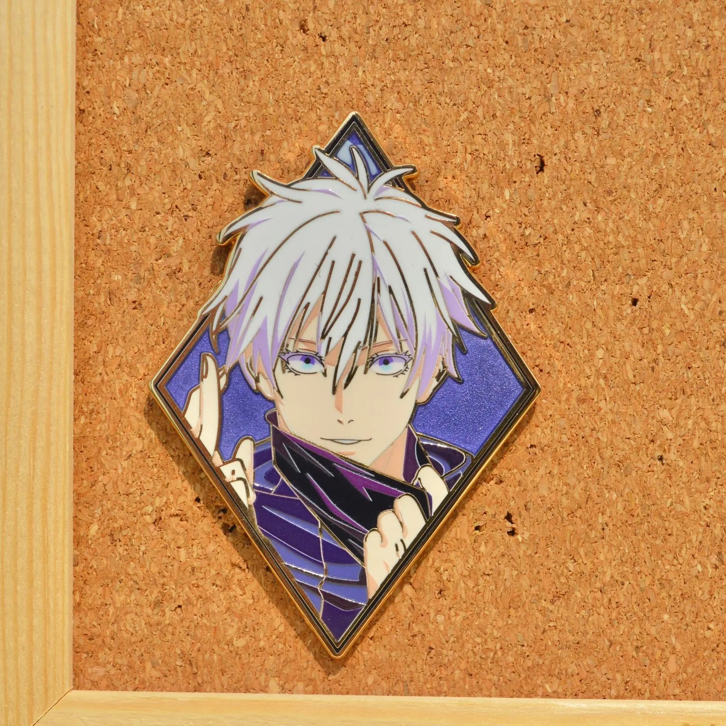 Jujutsu Kaisen Enamel Pin Badge Set – Gojo, Sukuna, Toji & Megumi Brooches