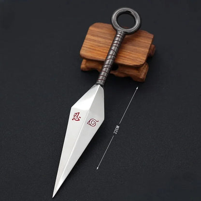 Naruto Minato Flying Thunder God Kunai – Rotatable Metal Ninja Weapon Replica