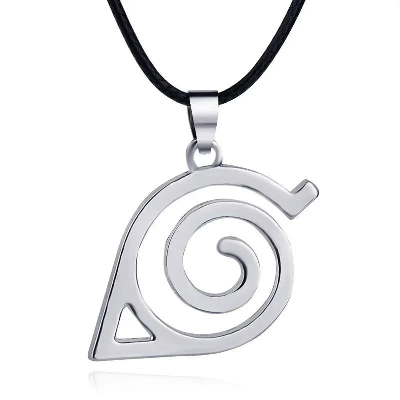 Naruto Akatsuki Red Cloud Necklace – Anime Konoha Pendant & Cosplay Jewelry Collection