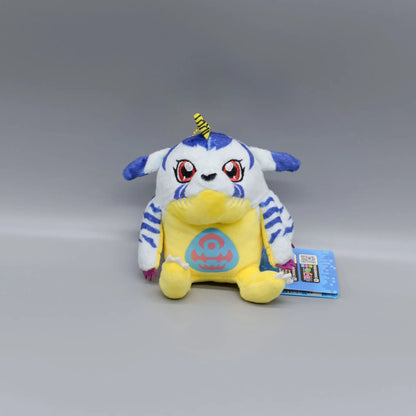 Digimon Adventure Plush Keychain – Classic Anime Mascot Character Pendant