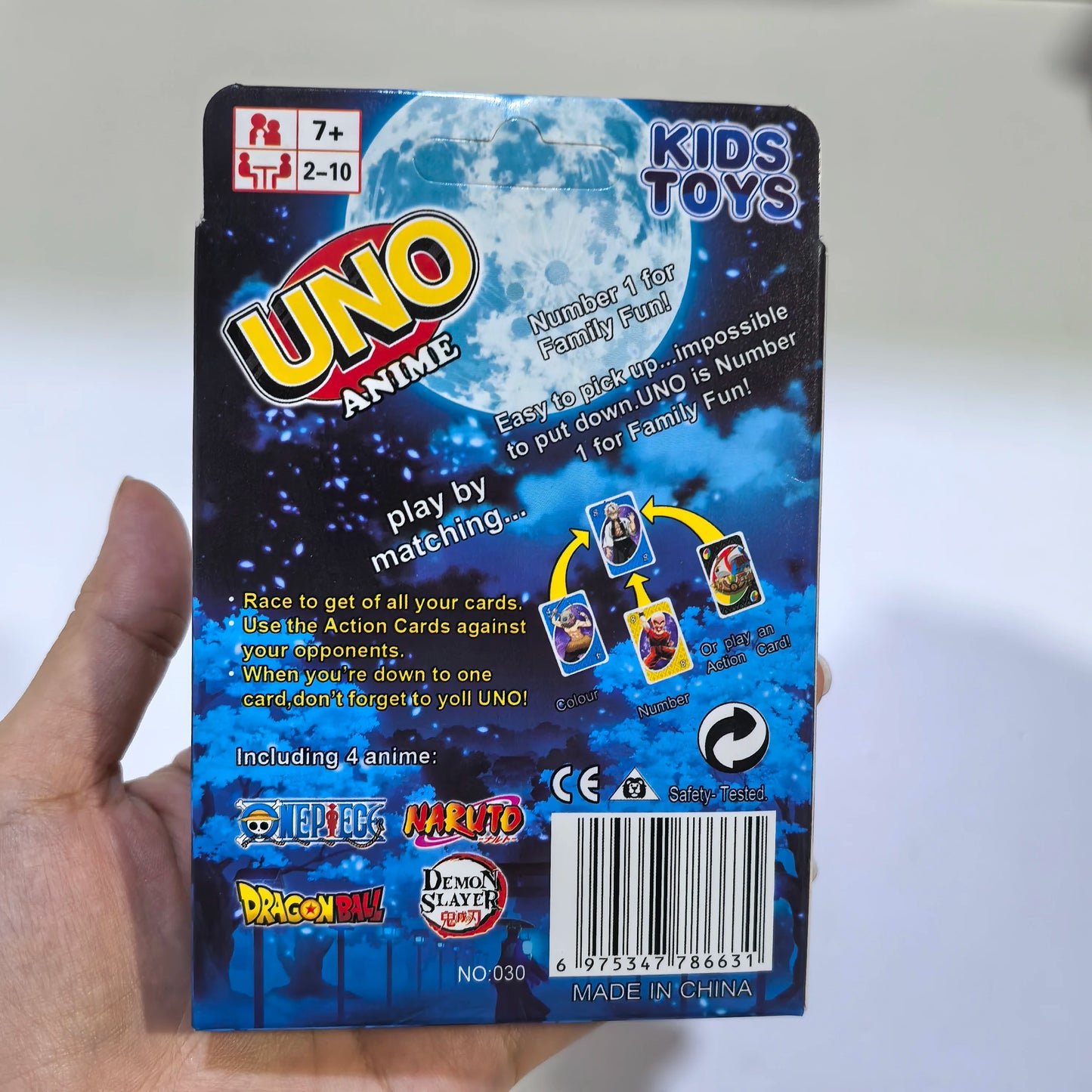 Anime UNO Card Game Collection – Special Edition Family Party Board Game