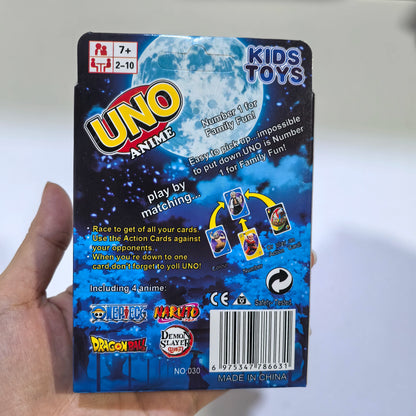 Anime UNO Card Game Collection – Special Edition Family Party Board Game