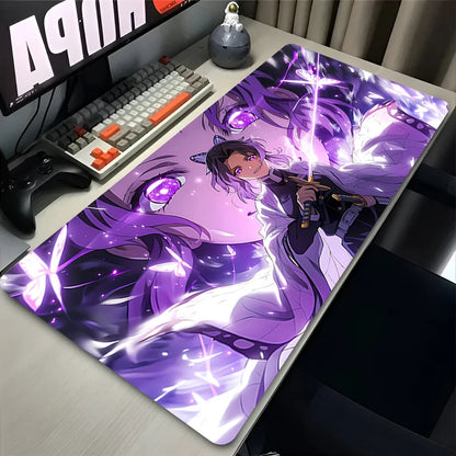 Demon Slayer Shinobu Kochou Gaming Desk Mat | Extended Anime Keyboard & Mouse Pad