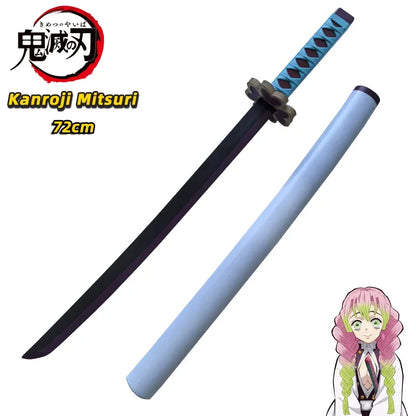 72cm Demon Slayer PU Katana – Safe Anime Cosplay Prop Sword & Replica
