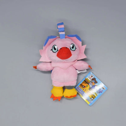 Digimon Adventure Plush Keychain – Classic Anime Mascot Character Pendant