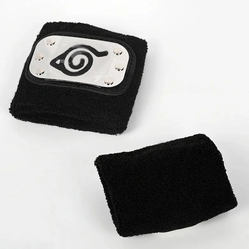 Naruto Hidden Leaf Village Anime Sports Wristband – Athletic Sweatband & Cosplay Prop