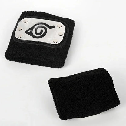 Naruto Hidden Leaf Village Anime Sports Wristband – Athletic Sweatband & Cosplay Prop