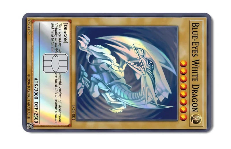 Anime Holographic Credit Card Skin Cover – Laser Debit & Bank Card Sticker