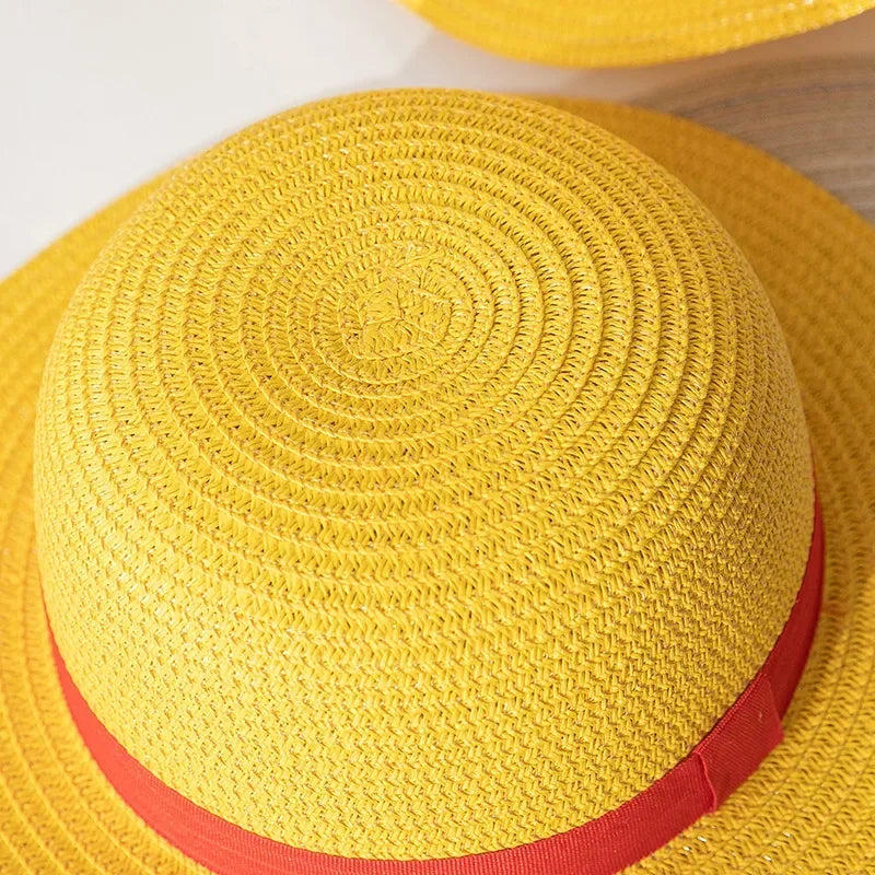 One Piece Luffy Classic Straw Hat – Anime Cosplay Sun Cap & Costume Accessory