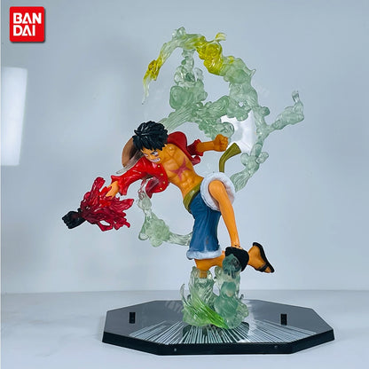 One Piece Anime Battle Action Figure – 15cm Collectible PVC Model Toys (Luffy, Zoro, Ace, Sanji)