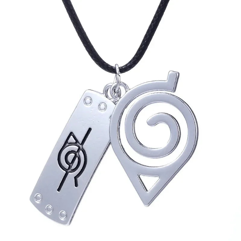 Naruto Akatsuki Red Cloud Necklace – Anime Konoha Pendant & Cosplay Jewelry Collection